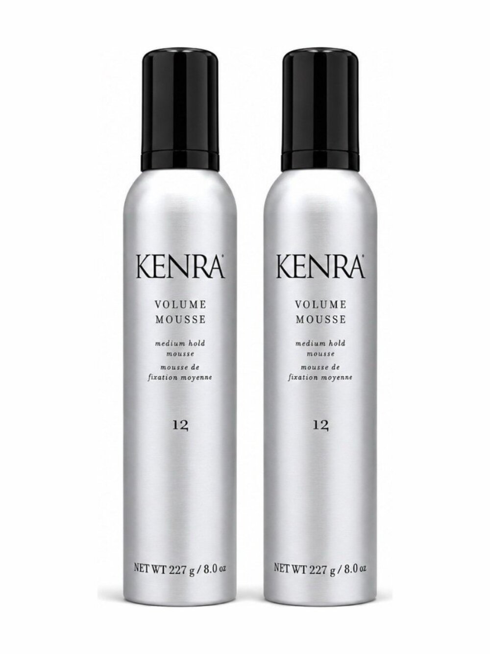 Kenra Volume Mousse 12 Medium Hold Styling Foam 8.0 Fl Oz Lot of 2